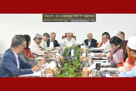 পাঁচ বছরে ২৫ কোটি বৃক্ষরোপণ কর্মসূচির অগ্রগতি পর্যালোচনা: প্রায় ৩ কোটি ৫৭ লাখ চারা রোপণ