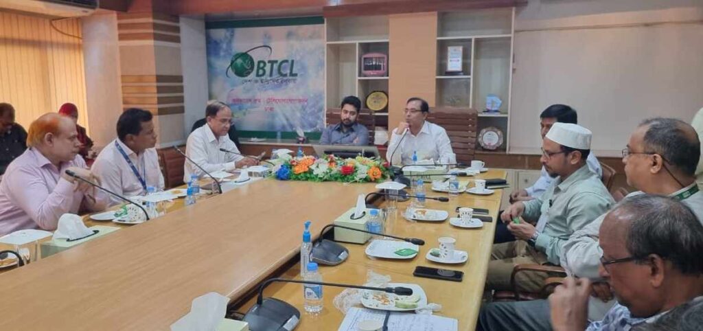 বিটিসিএল কে শিক্ষা প্রতিষ্ঠানে সাশ্রয়ী মূল্যে সেবা নিশ্চিত করতে বলেছেন উপদেষ্টা নাহিদ ইসলাম