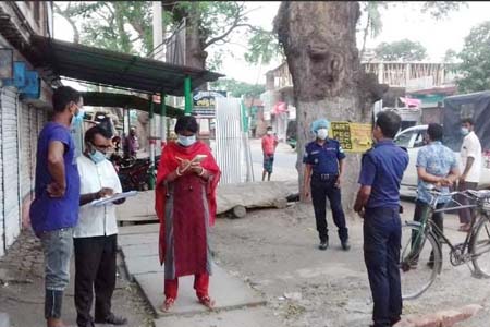 ঝিনাইদহ কালীগঞ্জে ভ্রাম্যমান আদালতে ৫টি ব্যবসা প্রতিষ্ঠানে জরিমানা