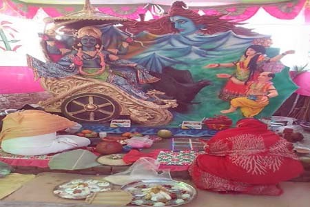 আগৈলঝাড়ায় গ্রহরাজ শনি ঠাকুরের পূঁজা অনুষ্ঠিত