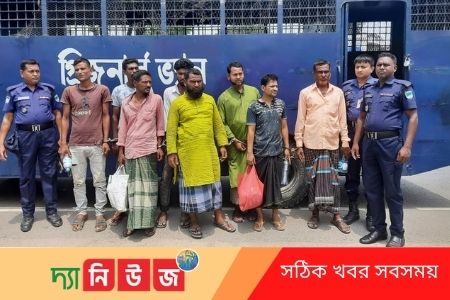 সাজাপ্রাপ্ত পলাতক আসামিসহ গ্রেফতার ৮