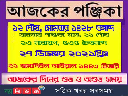 আজকের পঞ্জিকা, আজকের দিনপঞ্জি, দিনপঞ্জি, পঞ্জিকা, আজকের তিথি, আজকের বার,আজকের নক্ষত্র,আজকের যোগ, আজকের করণ, ভারতীয় দিনপঞ্জি, পঞ্চাঙ্গ, পঞ্চ অঙ্গের সমাহার, অবস্থানের উপর ভিত্তি, পঞ্চ অঙ্গের সমাহার, এক নজরে দেখে নিন, চাঁদের অবস্থানের উপর ভিত্তি, রবিবারের পঞ্জিকা, সোমবারের পঞ্জিকা, মঙ্গলবারের পঞ্জিকা, বুধবারের পঞ্জিকা, বৃহস্পতিবারের পঞ্জিকা, শুক্রবারের পঞ্জিকা, শনিবারের পঞ্জিকা, এক নজরে দেখে নিন আজকের পঞ্চাঙ্গ