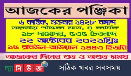 আজকের দিনপঞ্জি