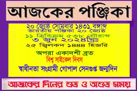 দিনপঞ্জি ও ইতিহাসের এইদিনে