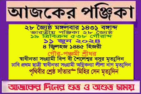 দিনপঞ্জি ও ইতিহাসের এইদিনে