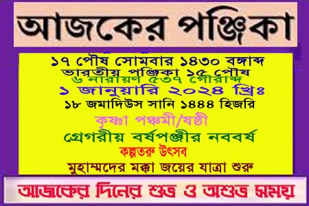 দিনপঞ্জি ও ইতিহাসের এইদিনে