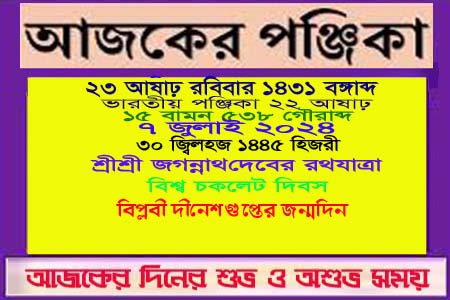 দিনপঞ্জি ও ইতিহাসের এইদিনে