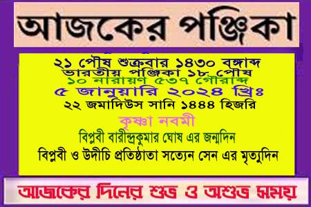 দিনপঞ্জি ও ইতিহাসের এইদিনে