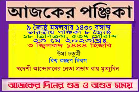দিনপঞ্জি ও ইতিহাসের এইদিনে