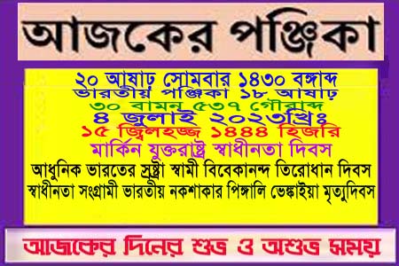 দিনপঞ্জি ও ইতিহাসের এইদিনে