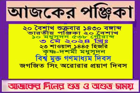 দিনপঞ্জি ও ইতিহাসের এইদিনে