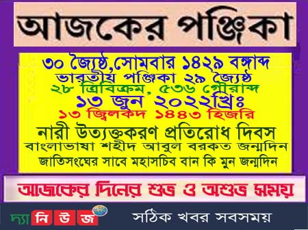 দিনের শুরুতেই জেনে নিন
