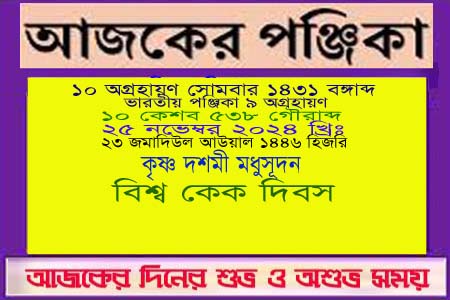 দিনপঞ্জি ও ইতিহাসের এইদিনে