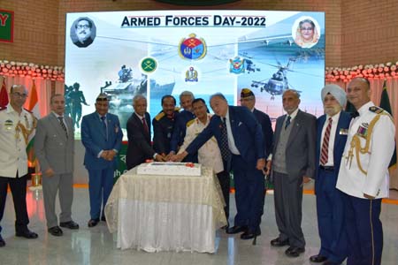 নয়াদিল্লিতে বাংলাদেশের সশস্ত্র বাহিনী দিবস