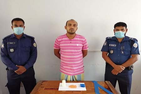 ভোলায় ১৫০ পিচ ইয়াবাসহ এক যুবক আটক