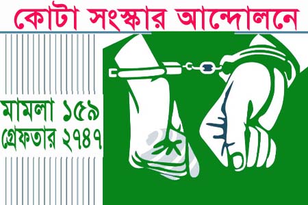 কোটা আন্দোলনে আটক