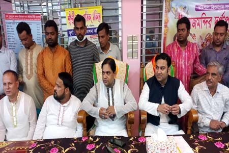 পুজা মন্ডপ পরিদর্শন