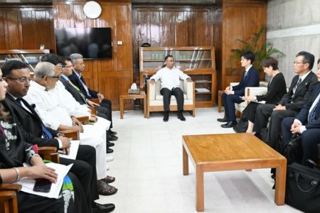 প্রধানমন্ত্রীর সঙ্গে জাপানের কৃষিমন্ত্রীর সৌজন্য সাক্ষাৎ