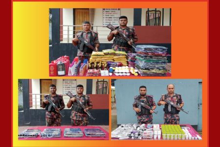 বেনাপোলে বিজিবি অভিযানে চোরাচালানী পণ্য আটক