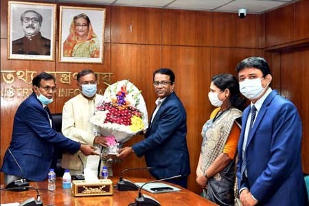 বিটিভি মহাপরিচালকের বিদায় সংবর্ধনা