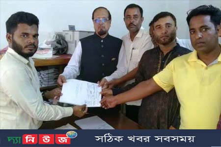 বাবলু বিশ্বাসের মনোনয়নপত্র জমা