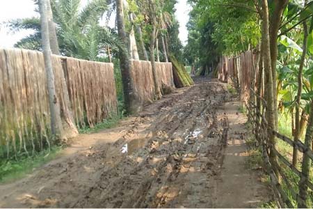 চরম ভোগান্তিতে মধ্য আড়পাড়া বালুচর এলাকাবাসী ও কৃষিকাজে ব্যবহৃত
