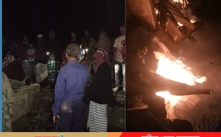 আগুনে পুড়ে ছয়টি ঘর ছাই