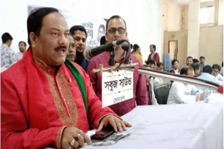 নৌকাকে বিজয়ী করতে সারিয়াকান্দি বাসীকে নির্মল রঞ্জনের আহ্বান