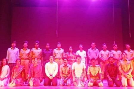 মঞ্চস্থ হয়েছে নাটক ‘অভিশপ্ত আগস্ট