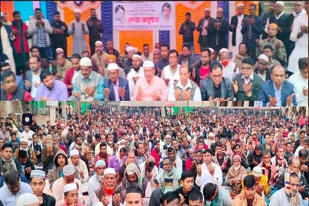 পুটখালীতে খালেদা জিয়ার রোগ মুক্তি ও সুস্থতা কামনায় দোয়া