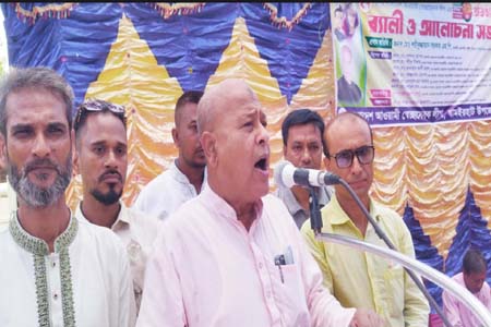 ধামইরহাটে স্বেচ্ছাসেবক লীগের প্রতিষ্ঠা বার্ষিকী