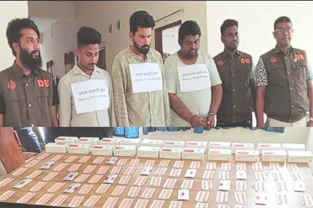 দিনাজপুরে ৩ মাদক কারবারি গ্রেফতার