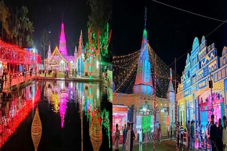 শারদীয় সাজে বরিশাল নগরী