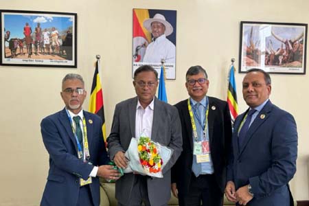 উগান্ডায় পররাষ্ট্রমন্ত্রী