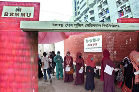 করোনা টেস্ট কার্যক্রম