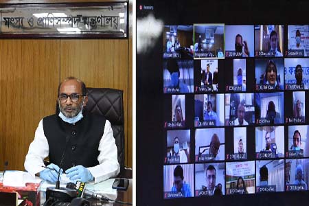 বাংলাদেশের সমুদ্রসীমায় অবৈধ মৎস্য আহরণ যেকোন মূল্যে বন্ধ করতে হবে -মৎস্য ও প্রাণিসম্পদ মন্ত্রী