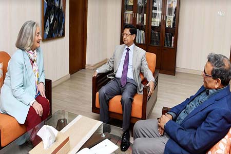 বস্ত্র ও পাট মন্ত্রীর সঙ্গে বাংলাদেশে নিযুক্ত ফ্রান্সের রাষ্ট্রদূতের সাক্ষাৎ
