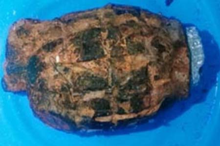 ফুলবাড়ীতে গ্রেনেড উদ্ধার