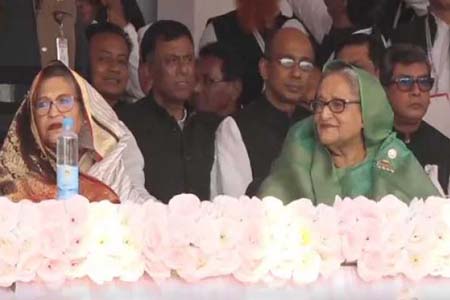 বরিশালে নির্বাচনী জনসভা