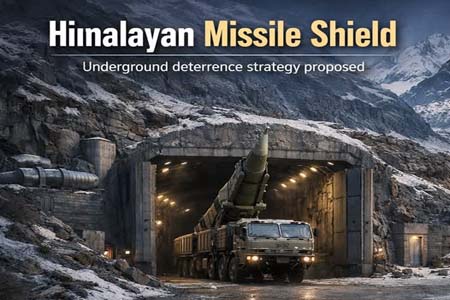 হিমালয়ের ভূগর্ভে মিশাইল ও গোলাবারুদ