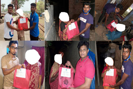 ঈদের আনন্দ ভাগাভাগি করতে রাণীনগরে সেভ দ্যা ফিউচার ফাউন্ডেশনের ঈদ সামগ্রী বিতরণ