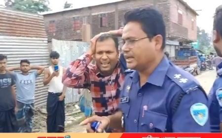 স্বতন্ত্র চেয়ারম্যান প্রার্থীর গাড়ি বহরে হামলা