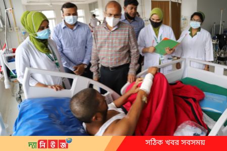 শেখ হাসিনা বার্ন ইনস্টিটিউটে ডাইফ মহাপরিদর্শক