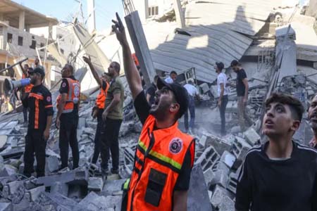 ফিলিস্তিনিদের দুরবস্থার জন্য ইসরায়েল