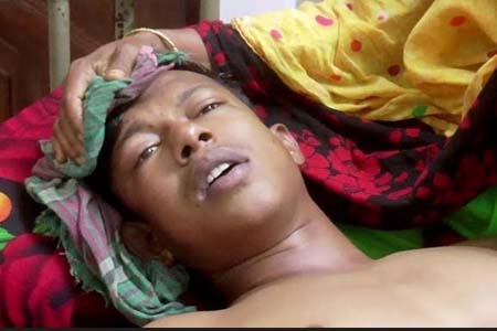 পুলিশের নির্যাতনে ইমরান হোসেন