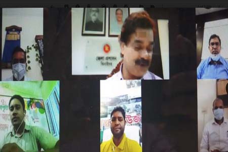ঝিনাইদহে অনলাইন ডিজিটাল মেলা উপলক্ষে প্রেস কনফারেন্স
