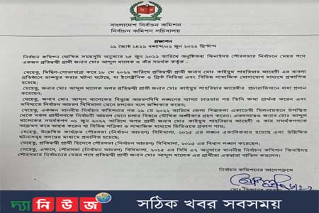 মেয়র প্রার্থীর প্রার্থিতা বাতিল