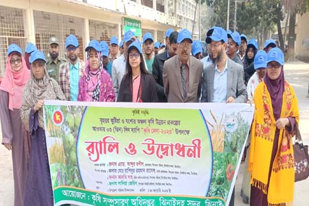 ঝিনাইদহে তিন দিন ব্যাপি কৃষি মেলার উদ্বোধন