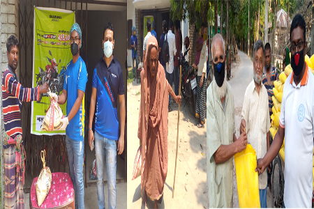ঝিনাইদহে বিভিন্ন সংগঠনের পক্ষ থেকে খাদ্য সামগ্রী বিতরণ