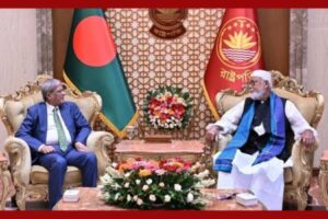 রাষ্ট্রপতির সঙ্গে বঙ্গবীর কাদের সিদ্দিকীর সৌজন্য সাক্ষাৎ
